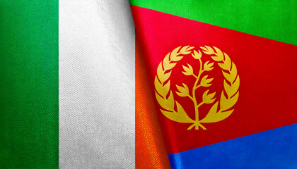 アイルランドの国旗とエリトリアの国旗(Ireland flag & Eritrea flag.)
