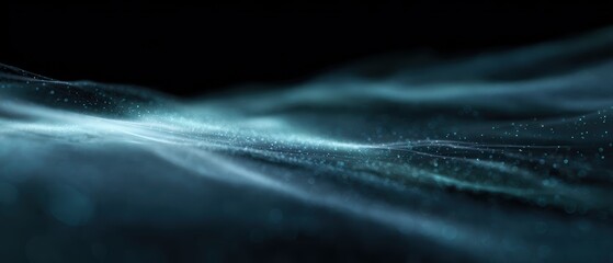 futuristic digital data flow visualization