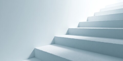 Obraz premium career growth concept, staircase leading upward