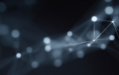 blockchain network abstract nodes and connections