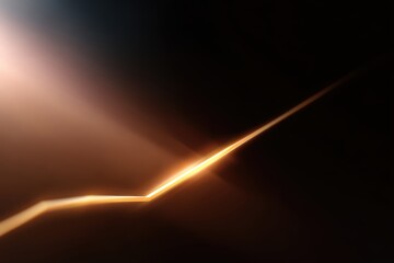 new year success concept, glowing upward graph line, dark background, financial growth theme, professional corporate style