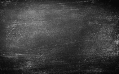 Fototapeta premium Dark background texture. Blank for design. Chalk rubbed out on blackboard