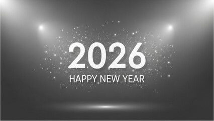 A celebratory Happy New Year 2026 graphic banner for the upcoming New Year.