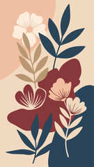 floral frame illustration