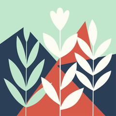 floral frame illustration