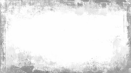 White old concrete wall grunge texture - wide banner format background with copy space for text. Grunge gray texture of chips, cracks, scratches, Soft white grunge. Vector ilustration