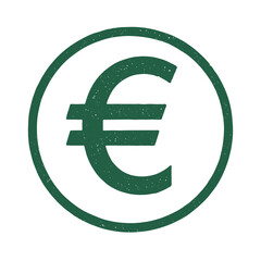 euro icon logo seal vector on white background
Vector stamp icon