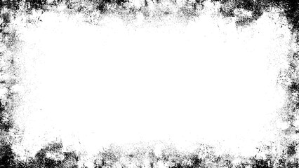 Scratched Frame. Grunge Urban Background Texture Vector. Dust Overlay. Distressed Grainy Grungy Framing Effect. Distressed Backdrop Vector Illustration. 