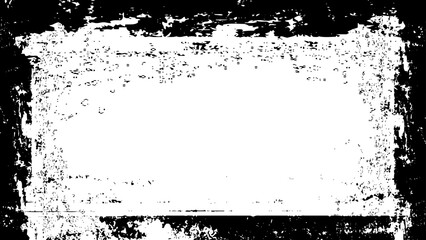 Scratched Frame. Grunge Urban Background Texture Vector. Dust Overlay. Distressed Grainy Grungy Framing Effect. Distressed Backdrop Vector Illustration. 