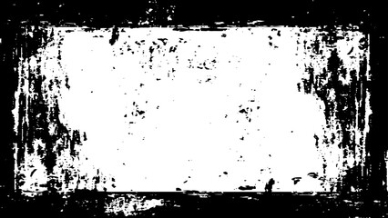 Grunge Black and White Frames . 