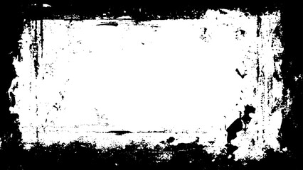 Grunge Black and White Frames . 