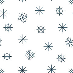 A seamless pattern with winter. 