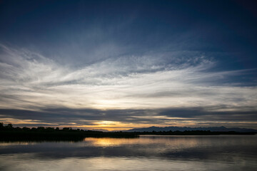 Peaceful Mud Lake Evening