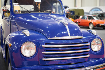 Vintage car front view