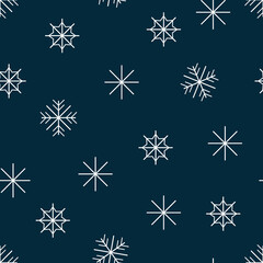 A seamless pattern with winter. 