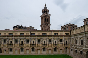 Obraz premium Courtyard of the Cavallerizza, Ducal Palace - Mantua, Italy