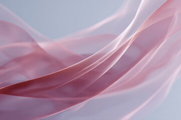 Abstract art piece featuring soft, undulating ribbons of color that behave like fluid smoke but are sharply defined by precise digital edges, symbolizing controlled organic complexity.