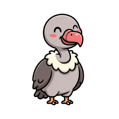 Obraz premium Cute Vulture Cartoon.