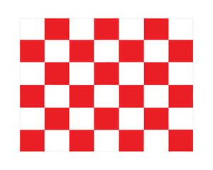 Red and White Checkered Pattern Background for Design and Layout