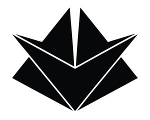 Abstract Geometric Star Shape Design Element for Logos and Branding