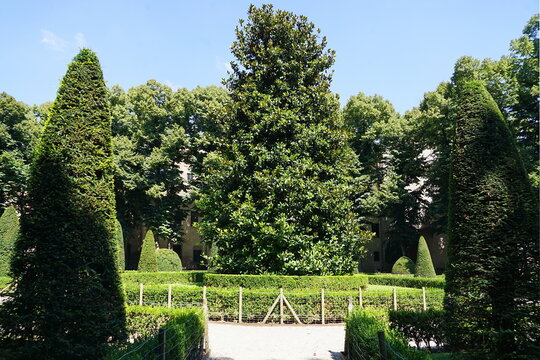 Garden Square of the Ball in Mantua, Italy