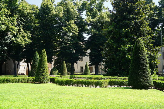 Garden Square of the Ball in Mantua, Italy