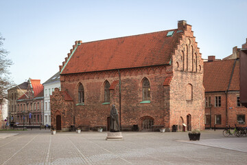 The red brick building Liberiet in Lund Sweden