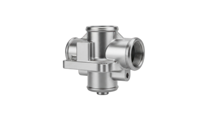 Automotive Thermostat Housing Made of Metal.