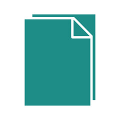 Simple document icon representing file or paper