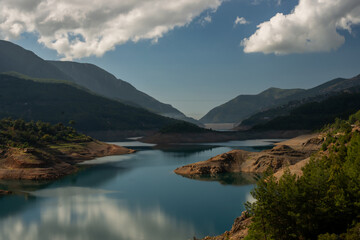 mountain lake in the mountains