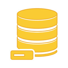 Database storage icon representing data management