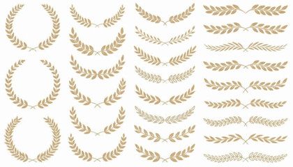 Floral wreath & divider set