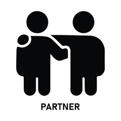 Professional Partnership Icon Set in Vector Style Featuring Collaboration, Teamwork, and Business Agreement Symbols