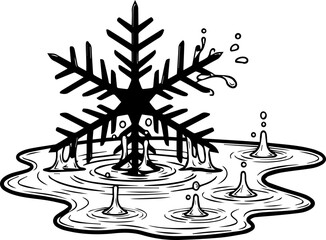 black and white christmas tree