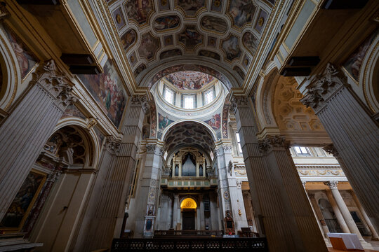 Interior of Cattedrale di San Pietro Apostolo - Mantua, Italy