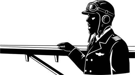 girl in a black dress