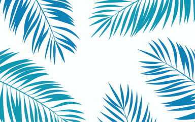 Tropical palm abstract background