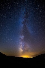 Night sky with milky way