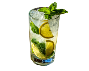 PNG Mojito cocktail drink fruit. 