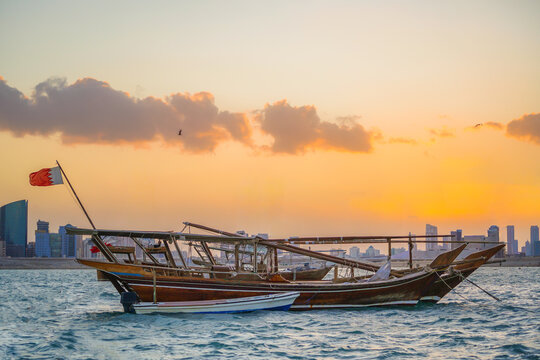 bahrain old sailing boat 