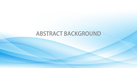 Modern abstract blue background with glowing geometric lines. Blue gradient