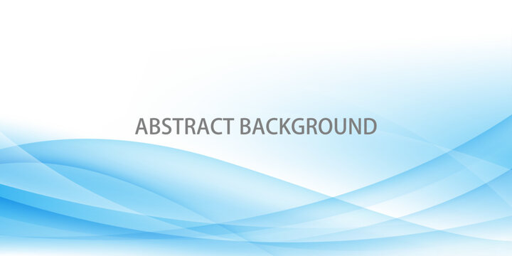 Modern abstract blue background with glowing geometric lines. Blue gradient