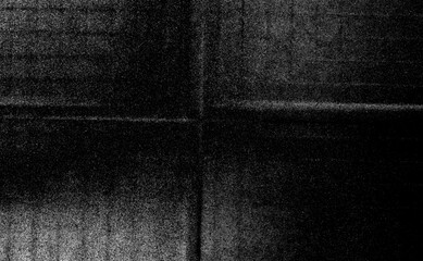 ノイズやざらざらとした質感の表面ででこぼこで凹凸の影のある線で仕切った柄、模様のある石の壁をイメージしてデザインした灰や黒のモノクロの色でペイントしたテクスチャ、背景、壁紙