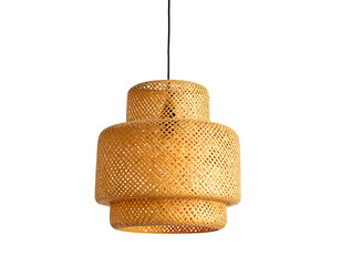 Natural woven pendant light, rustic charm