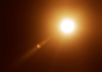 Sun rays beams sunrays with bokeh on yellow golden gold sky background. Summertime summer season picture with sunburst sunbeams. Bright sunny illustration Abstract colorful banner template. sunburst