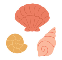 Delightful collection of seashells, perfect for summer designs and coastal themes! Use these cheerful icons to evoke beach vibes and sea adventures in your next project