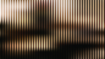 Vertical stripes with gradient effect and shadow