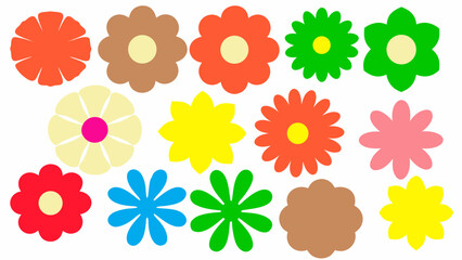 seamless pattern with flowers