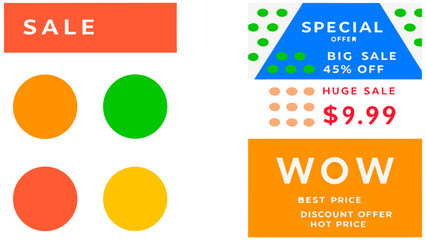 set of colorful easter eggs vector