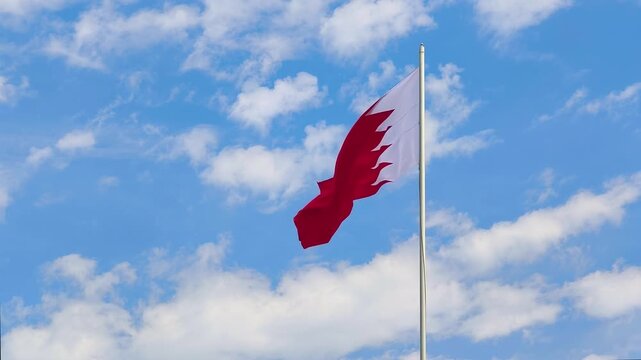 bahrain flag 4k 60 fps